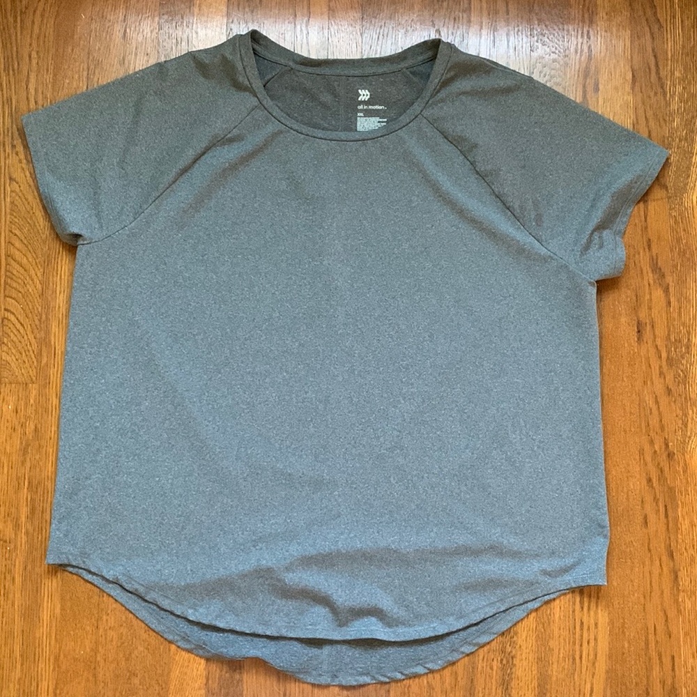 All In Motion Gray Workout Top Size XXL - Picture 10 of 10